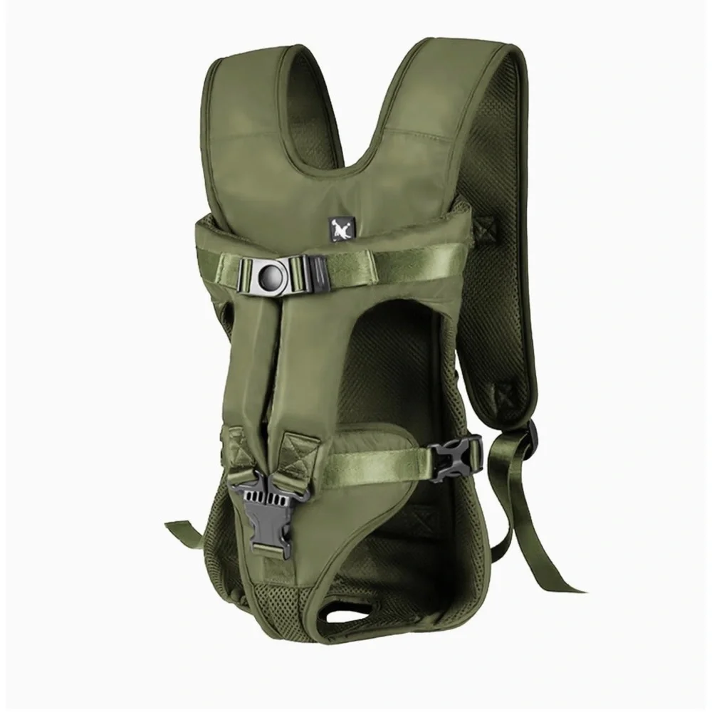 Olive Green Dog Carrier Backpack